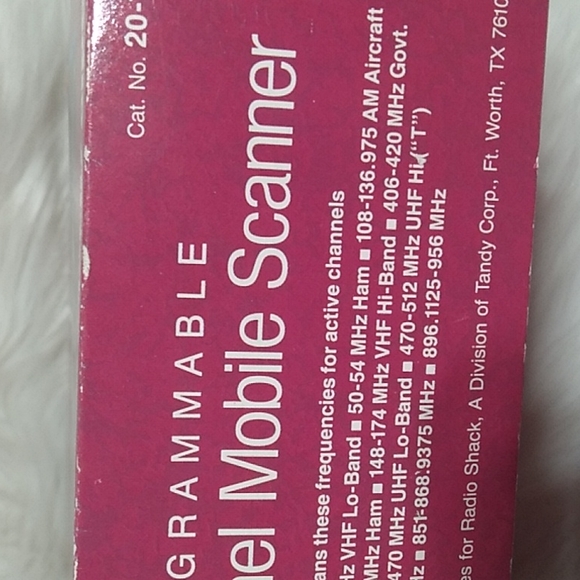 New Vintage Radio Shack 100 Channel Programmable Mobile Scanner - Picture 12 of 12